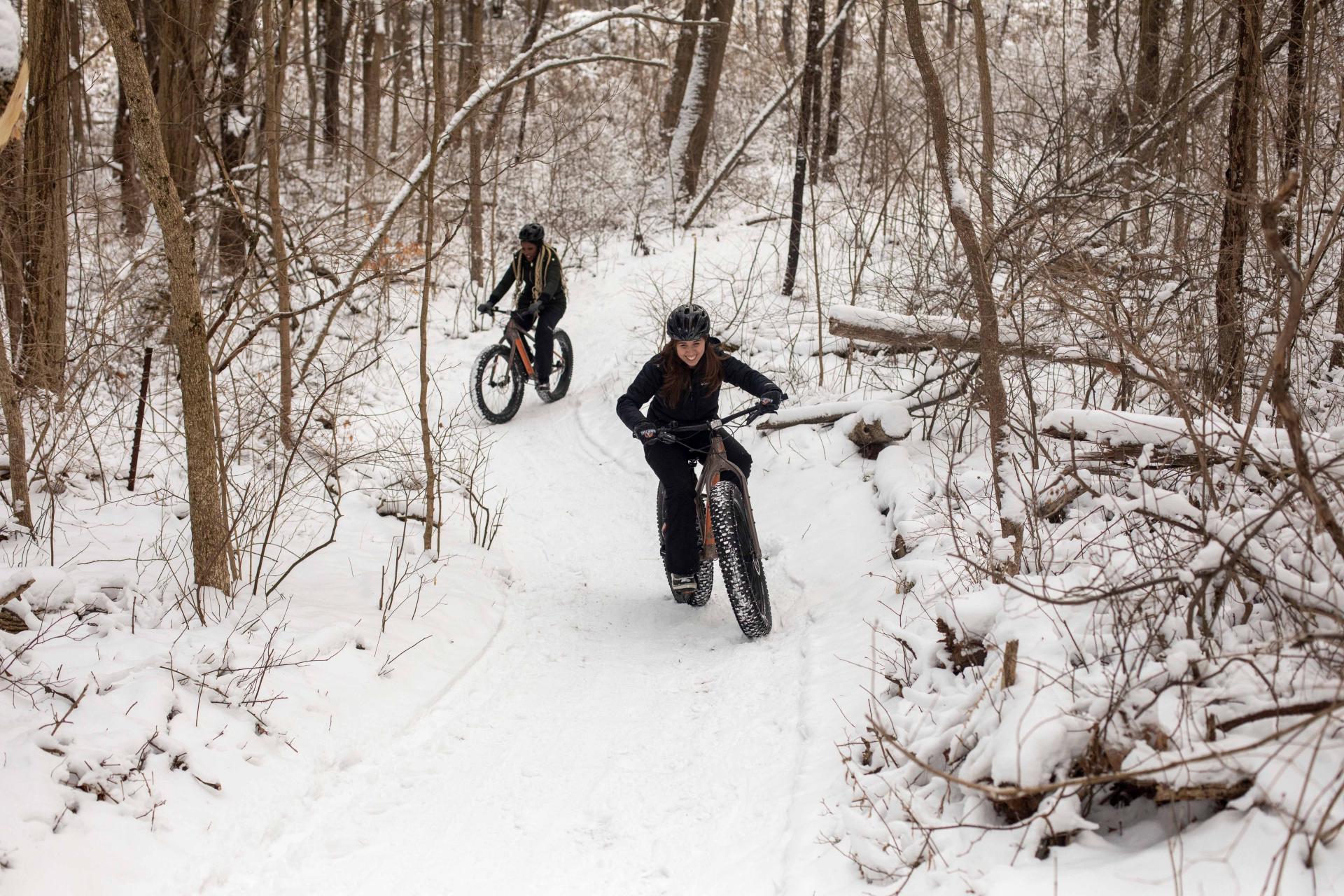 Fat Tire Snow Bike Trail