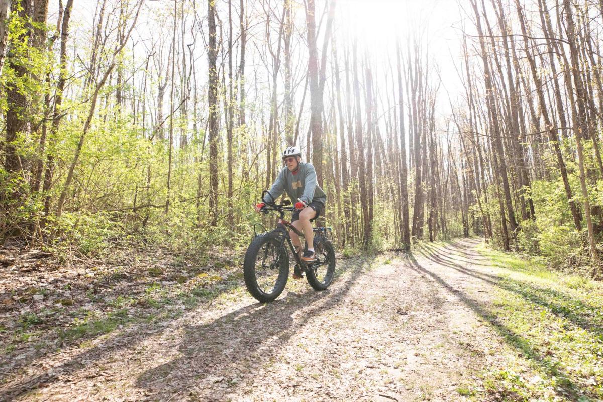 Fat Tire Bike Love Creek County Park