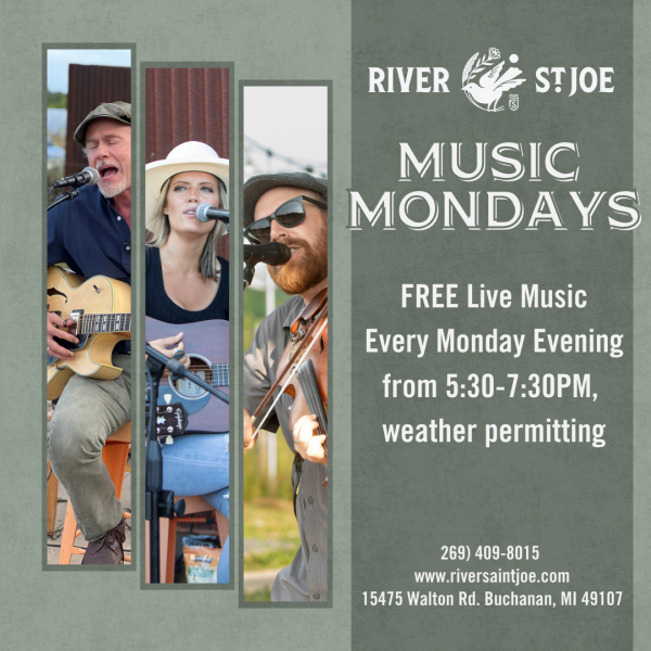 Live Music on Mondays at River Saint Joe 