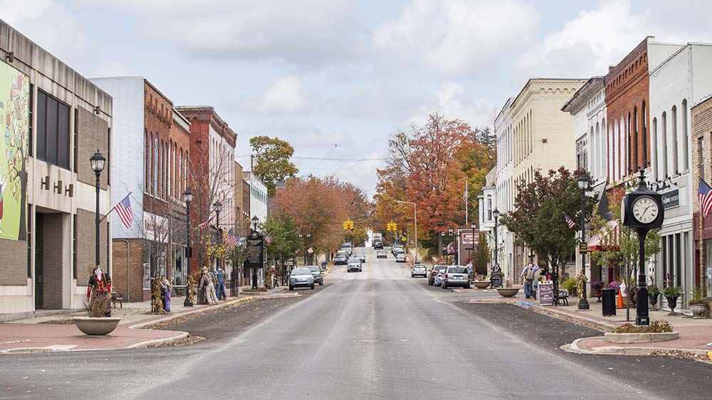 Fall in Downtown Buchanan.