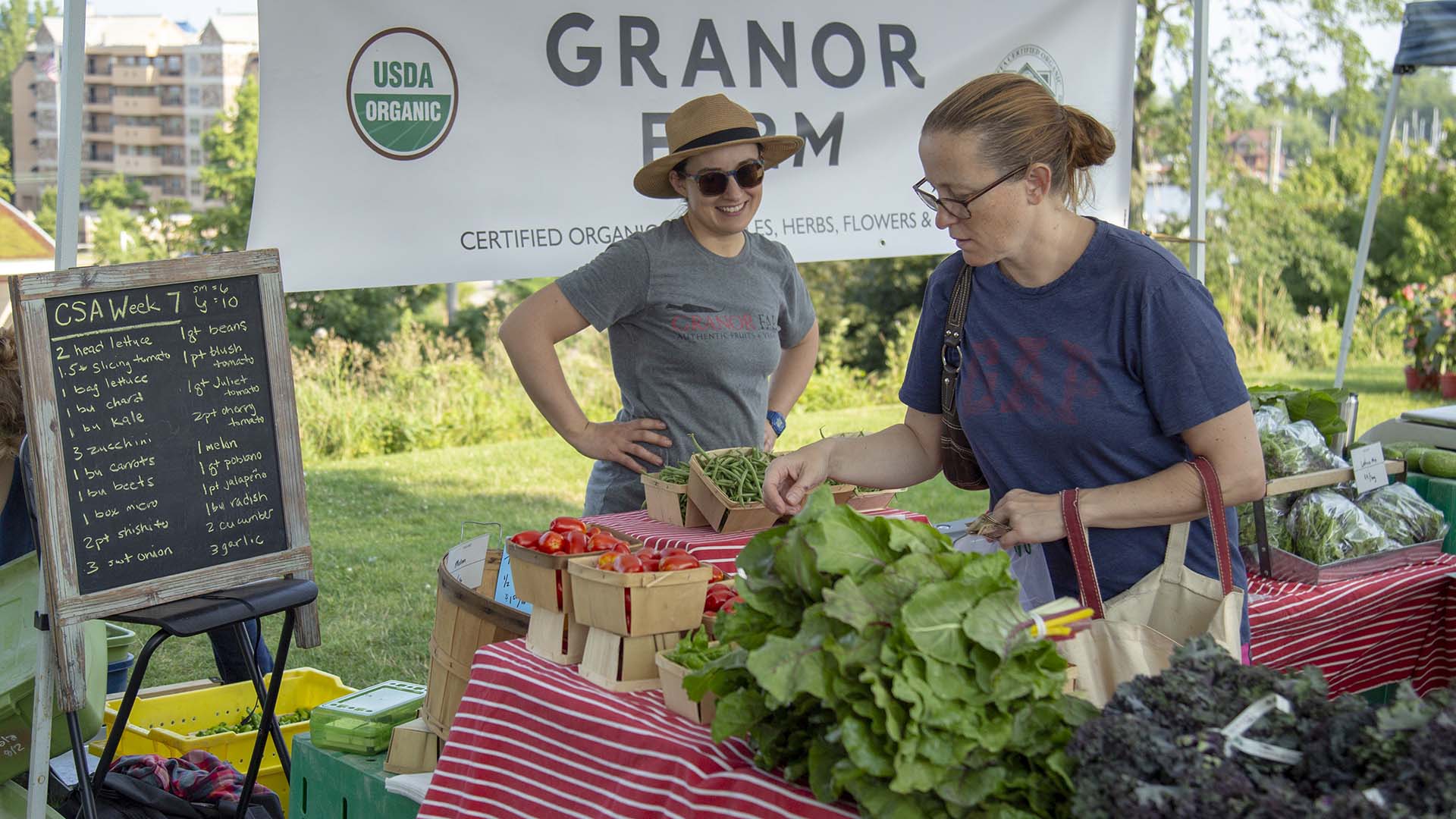 Farmers' Market in St Joseph, Michigan