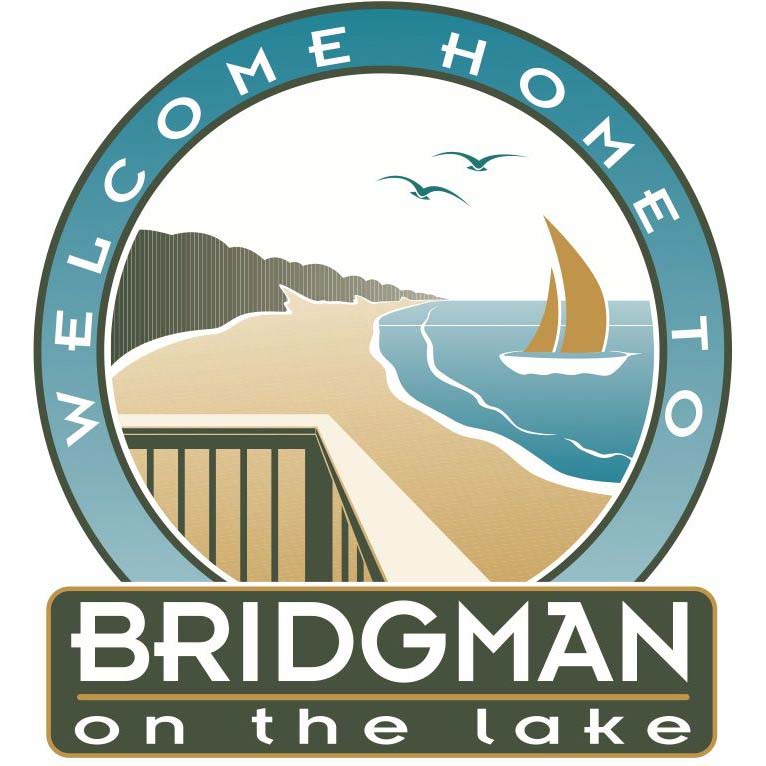 Bridgman Dog Park, Toth Park, Bridgman Logo