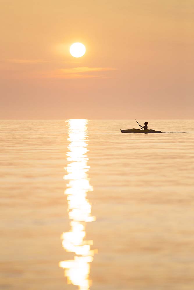 Spring - Kayaking Lake Michigan