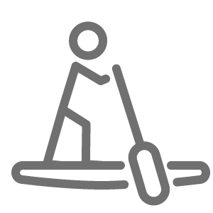 Paddleboarding Tag Icon