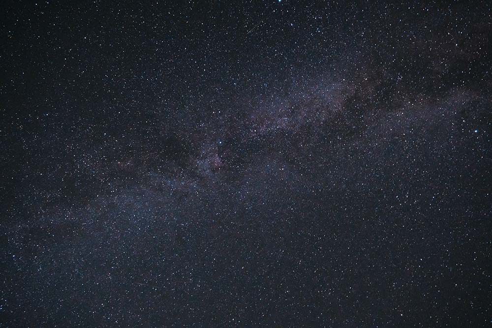 A photo of the milky way