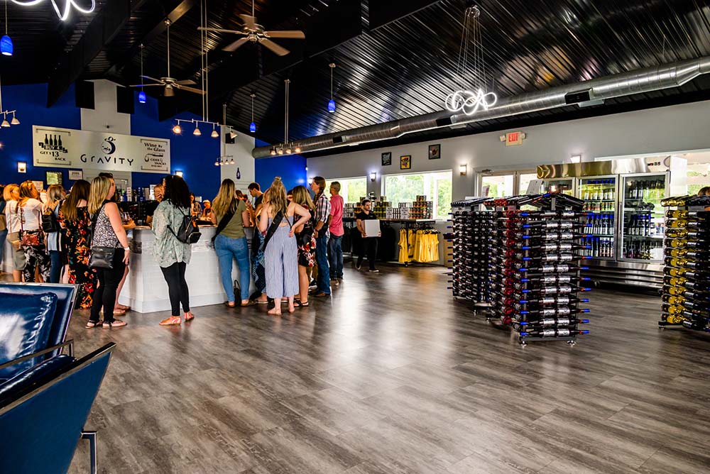 Gravity Winery Tasting Room Interior