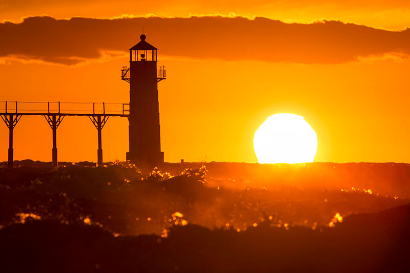 Lighthouse in Saint Joseph, MI