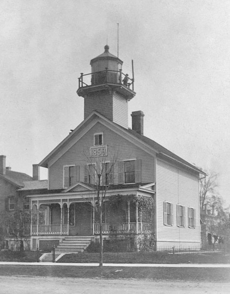 This lighthouse was built on the bluff near the present-day Curious Kids Museum and was an active lighthouse until 1924