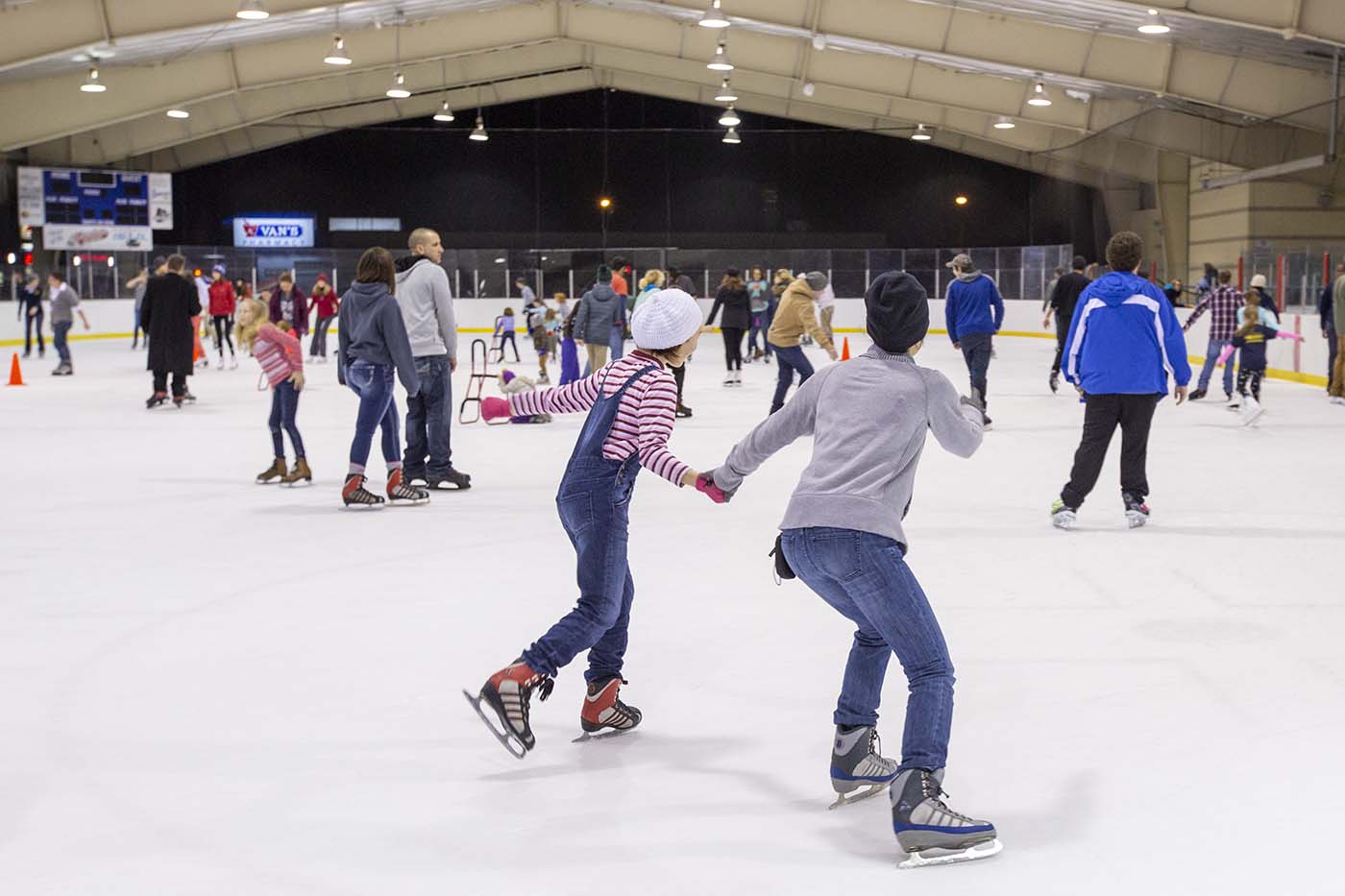 Skating at John and Dede Howard Ice Arena
