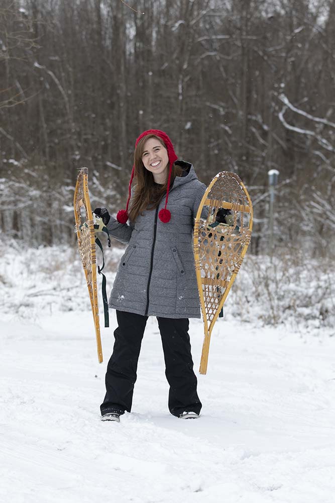 Snowshoeing at Love Creek