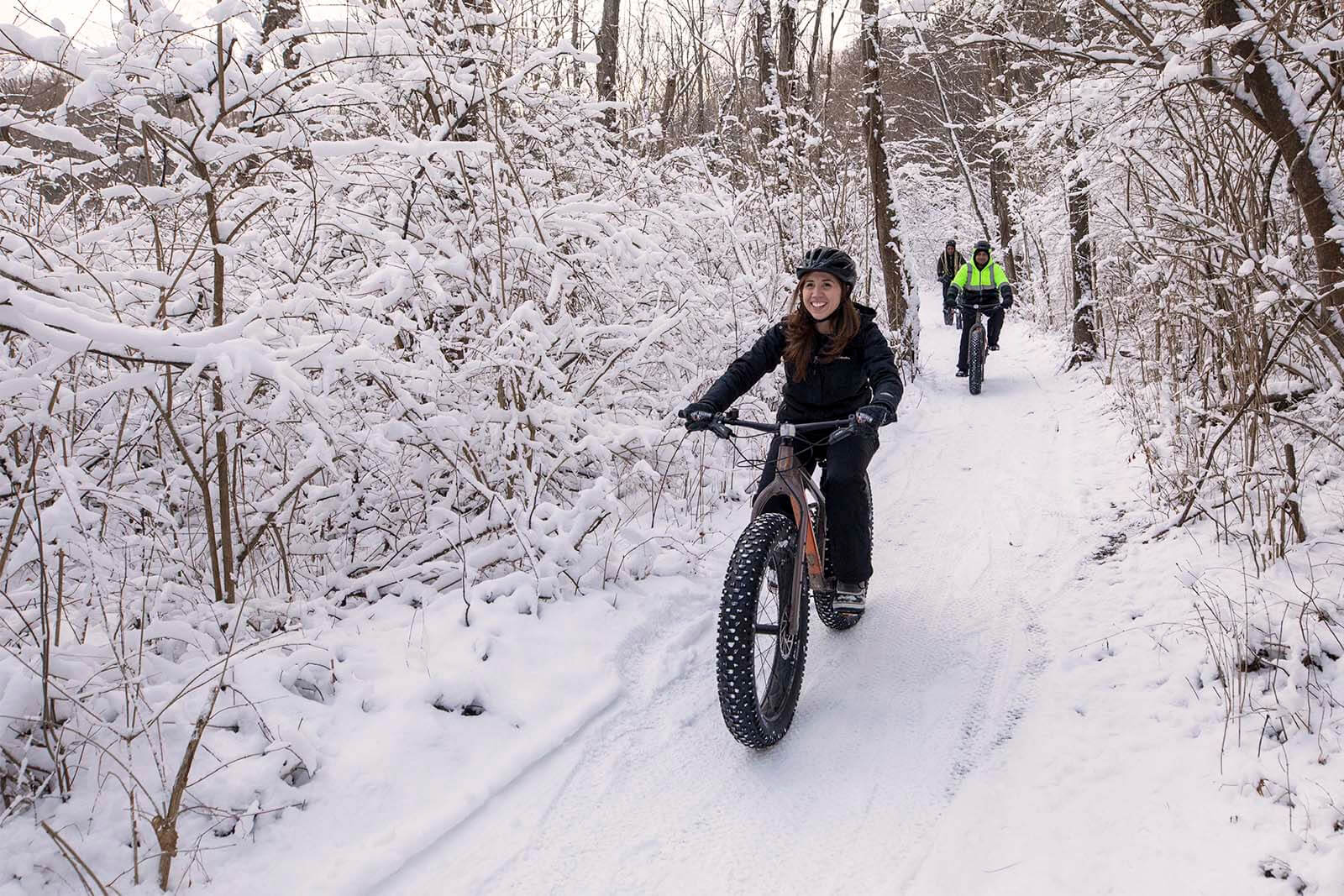 Biking at Love Creek County Park