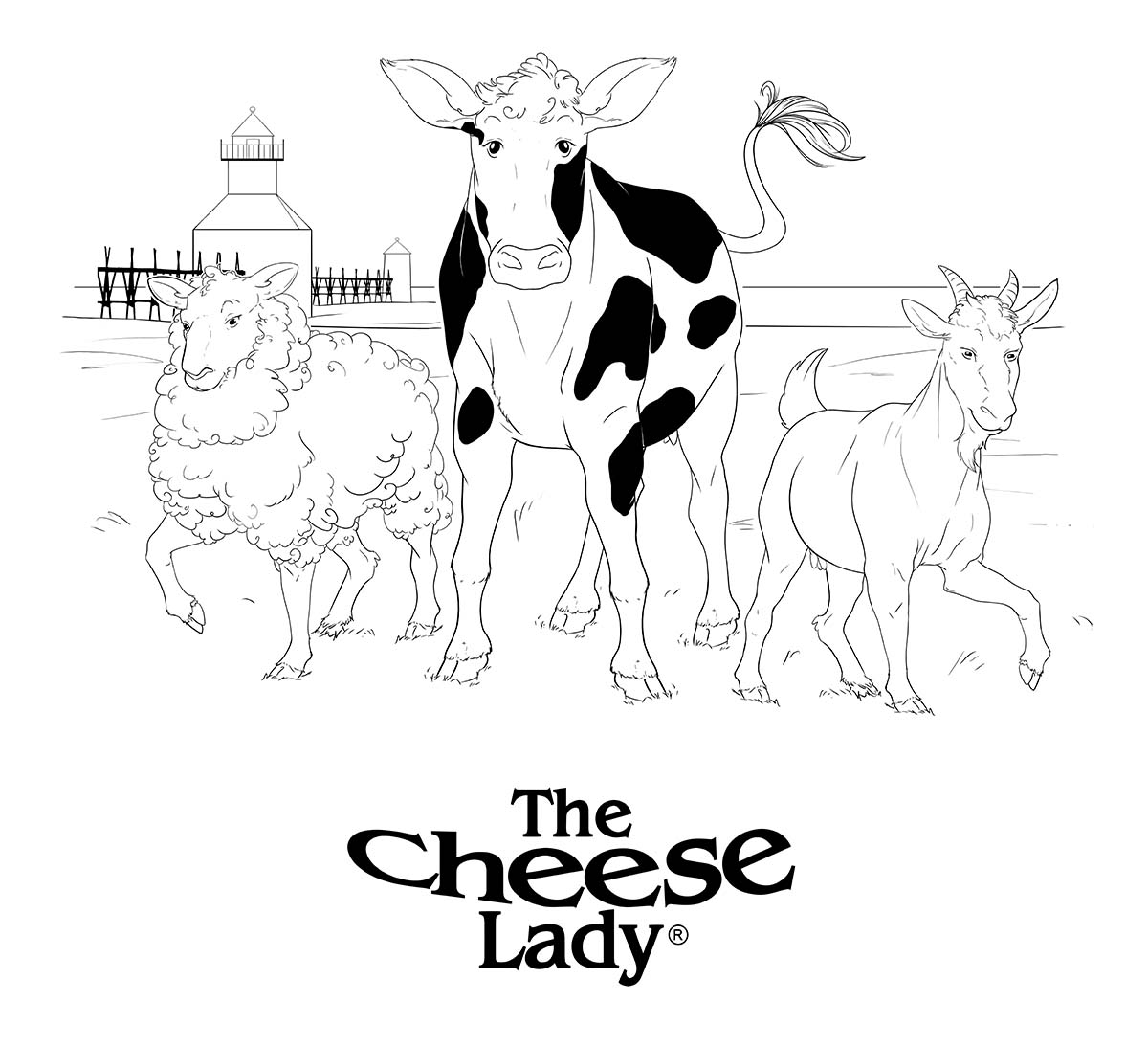The Cheese Lady Logo