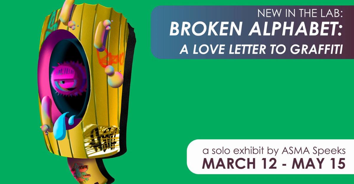  New exhibition at Krasl Art Center Opens: ‘Broken Alphabet: A love letter to Graffiti’