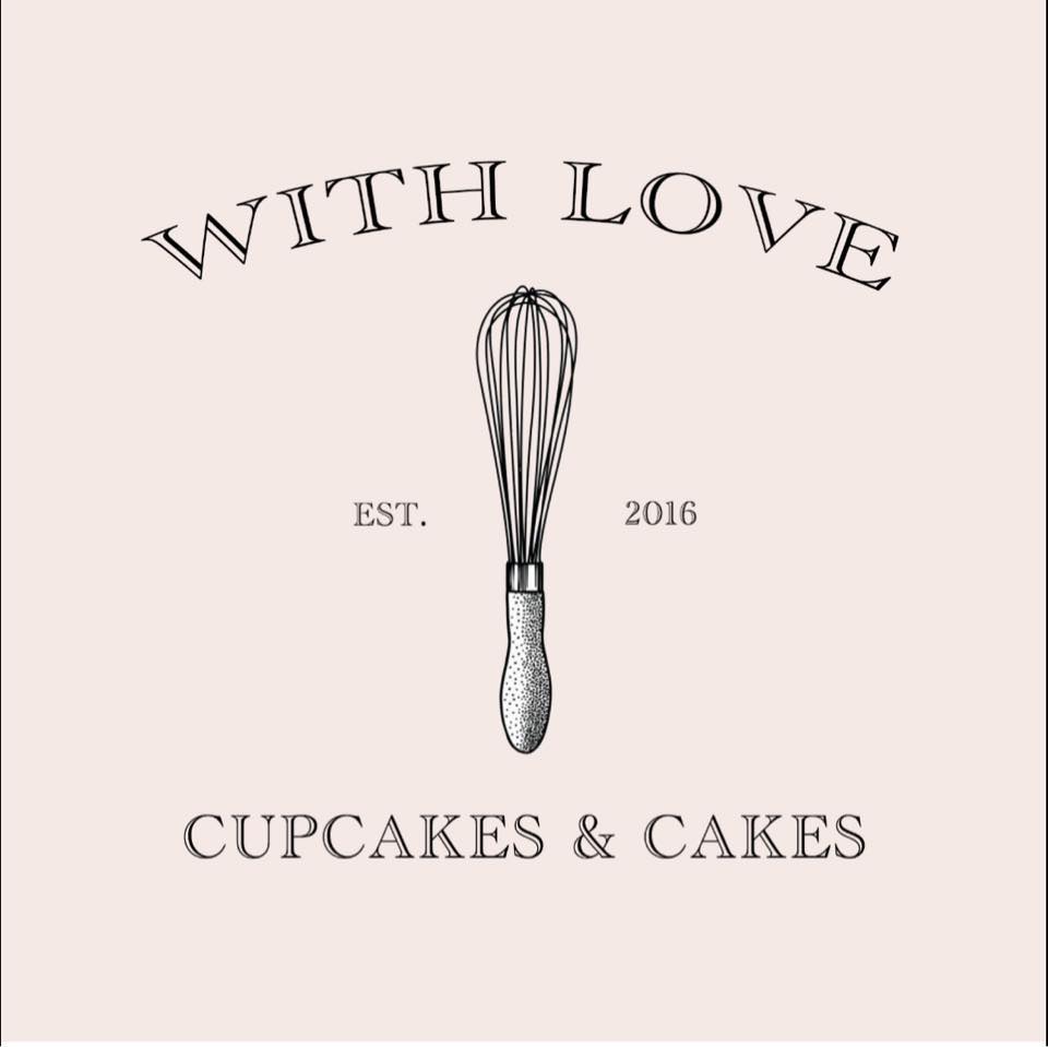 With Love Cupcakes and Cakes Logo